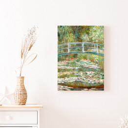 Obraz na płótnie Claude Monet Bridge over a Pond of Water Lilies. Reprodukcja obrazu