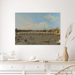 Plakat Canaletto "Most Westminster" - reprodukcja
