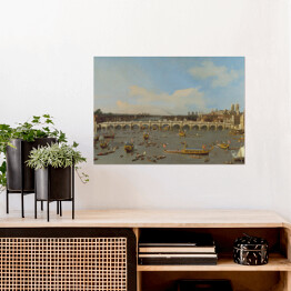 Plakat Canaletto "Most Westminster" - reprodukcja