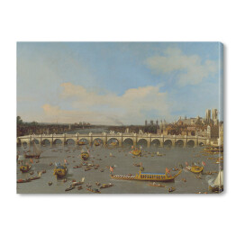 Obraz na płótnie Canaletto "Most Westminster" - reprodukcja