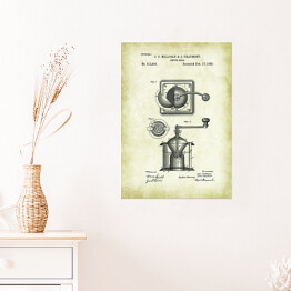 Plakat J. C. Milligan, J. Chaumont - patenty na rycinach vintage