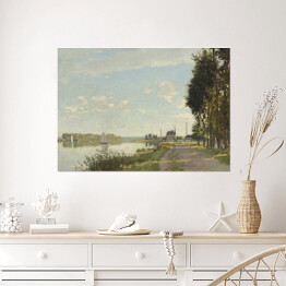 Plakat samoprzylepny Claude Monet Argenteuil Reprodukcja obrazu
