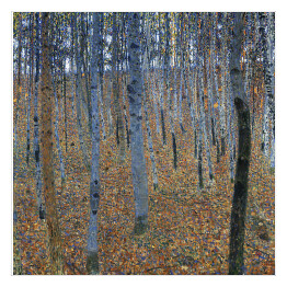 Plakat samoprzylepny Gustav Klimt Beech Grove I. Reprodukcja obrazu