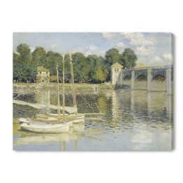 Obraz na płótnie Claude Monet Most w Argenteuil. Reprodukcja obrazu