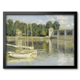 Obraz w ramie Claude Monet Most w Argenteuil. Reprodukcja obrazu