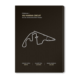 Obraz na płótnie Yas Marina Circuit - Tory wyścigowe Formuły 1
