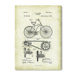 Obraz na płótnie C. D. Rice - patenty na rycinach vintage