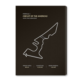 Obraz na płótnie Circuit of the Americas - Tory wyścigowe Formuły 1