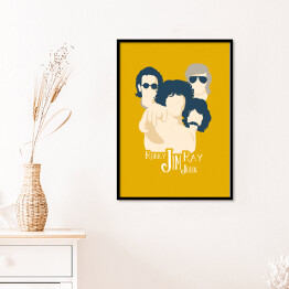 Plakat w ramie Legendarne zespoły - The Doors