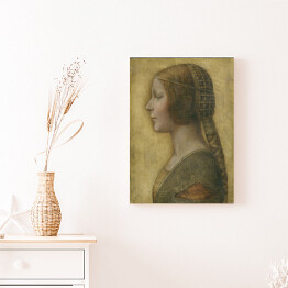 Obraz na płótnie Leonardo da Vinci La Bella Principessa Reprodukcja obrazu