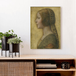 Obraz na płótnie Leonardo da Vinci La Bella Principessa Reprodukcja obrazu