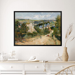 Obraz w ramie Paul Gauguin "Wjazd do wioski Osny" - reprodukcja