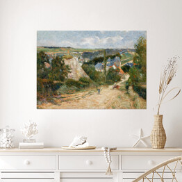 Plakat Paul Gauguin "Wjazd do wioski Osny" - reprodukcja