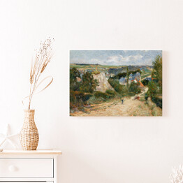 Obraz na płótnie Paul Gauguin "Wjazd do wioski Osny" - reprodukcja