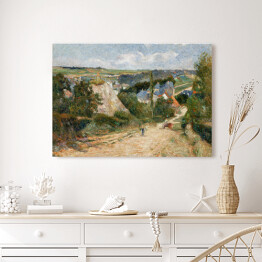 Obraz na płótnie Paul Gauguin "Wjazd do wioski Osny" - reprodukcja