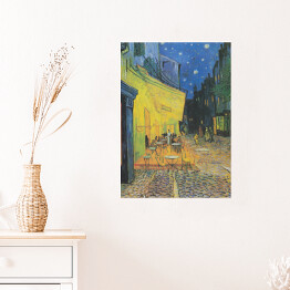 Plakat Vincent van Gogh " Taras kawiarni na Placu Forum w nocy" - reprodukcja