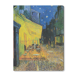 Obraz na płótnie Vincent van Gogh " Taras kawiarni na Placu Forum w nocy" - reprodukcja