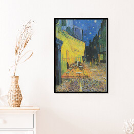 Plakat w ramie Vincent van Gogh " Taras kawiarni na Placu Forum w nocy" - reprodukcja