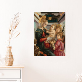 Plakat Sandro Botticelli Madonna i anioły. Reprodukcja