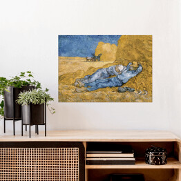 Plakat Vincent van Gogh Południe – Odpoczynek od pracy. Reprodukcja