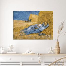 Plakat samoprzylepny Vincent van Gogh Południe – Odpoczynek od pracy. Reprodukcja