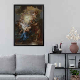 Obraz w ramie Chrzest Jezusa Antoine Coypel Reprodukcja obrazu
