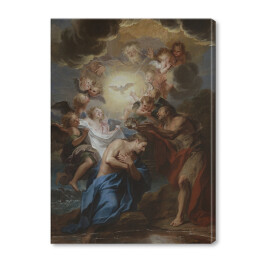 Obraz na płótnie Chrzest Jezusa Antoine Coypel Reprodukcja obrazu