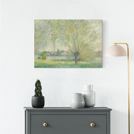 Obraz klasyczny Claude Monet Wierzby Reprodukcja obrazu