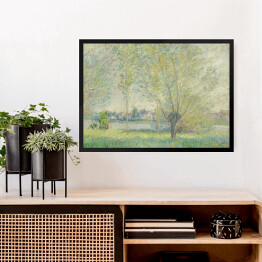 Obraz w ramie Claude Monet Wierzby Reprodukcja obrazu