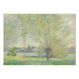Plakat Claude Monet Wierzby Reprodukcja obrazu