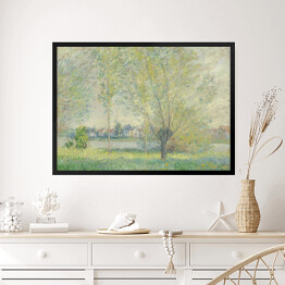 Obraz w ramie Claude Monet Wierzby Reprodukcja obrazu