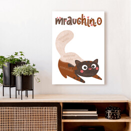 Obraz klasyczny Ilustracja - mrauchino - kocie kawy