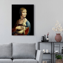 Obraz klasyczny Leonardo da Vinci "Dama z łasiczką" - reprodukcja
