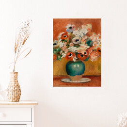 Plakat samoprzylepny Auguste Renoir Kwiaty Reprodukcja