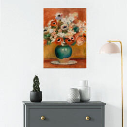 Plakat samoprzylepny Auguste Renoir Kwiaty Reprodukcja