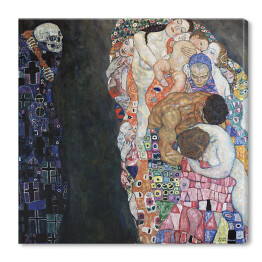 Obraz na płótnie Gustav Klimt Śmierć i życie. Reprodukcja obrazu
