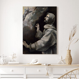 Obraz klasyczny El Greco "Św. Franciszek otrzymujący stygmaty" - reprodukcja