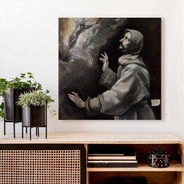El Greco "Św. Franciszek otrzymujący stygmaty" - reprodukcja