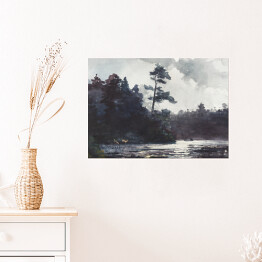 Plakat Winslow Homer. Jezioro Adirondack. Reprodukcja