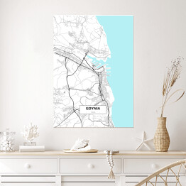 Plakat Mapa Gdyni 