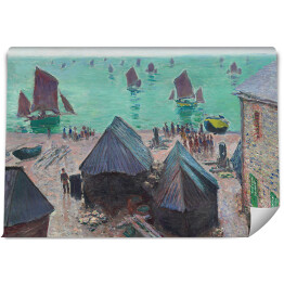 Claude Monet "The Departure of Boats, Etretat" - reprodukcja