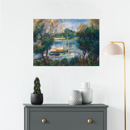 Plakat Auguste Renoir "Sekwana w Argenteuil" - reprodukcja