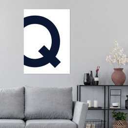 Plakat samoprzylepny Litera Q