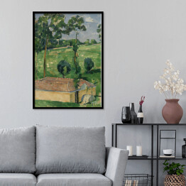 Plakat w ramie Paul Cézanne "Dom wiosną" - reprodukcja 
