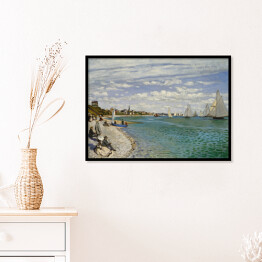 Plakat w ramie Claude Monet "Regata w St. Adresse" - reprodukcja