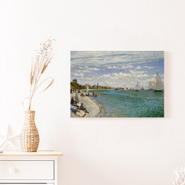 Obraz na płótnie Claude Monet "Regata w St. Adresse" - reprodukcja