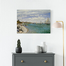 Obraz na płótnie Claude Monet "Regata w St. Adresse" - reprodukcja