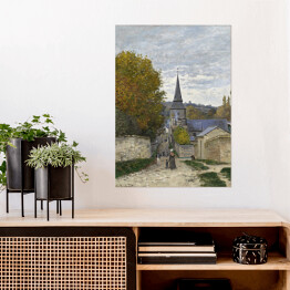 Plakat Claude Monet Ulica Sainte-Adresse. Reprodukcja obrazu