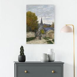 Obraz na płótnie Claude Monet Ulica Sainte-Adresse. Reprodukcja obrazu