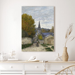 Obraz klasyczny Claude Monet Ulica Sainte-Adresse. Reprodukcja obrazu